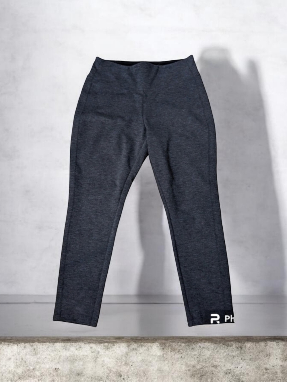 Apt 9 Ponte Pants Petite Large Dark Gray
